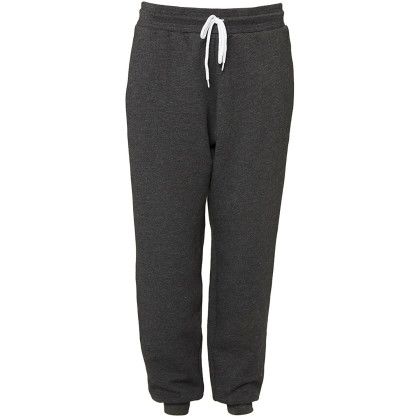 Printed Bella + Canvas Unisex Jogger Sweatpants - Dark grey heather