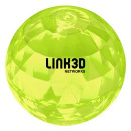 Lime Custom Logo Hi Bounce Diamond Ball