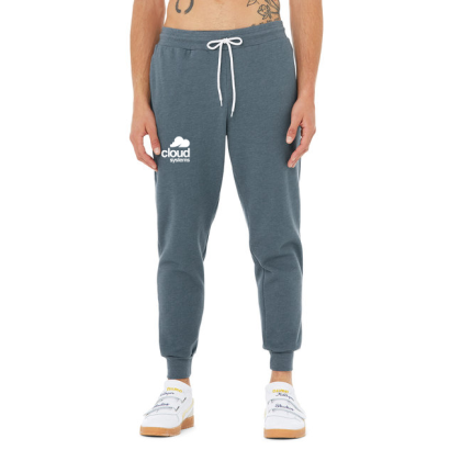 Printed Bella + Canvas Unisex Jogger Sweatpants - Heather Slate Printed Bella + Canvas Unisex Jogger Sweatpants - Heather Slate