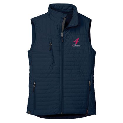 Women's Front Runner Storm Creek Eco-Insulated Quilted Vest with Logo