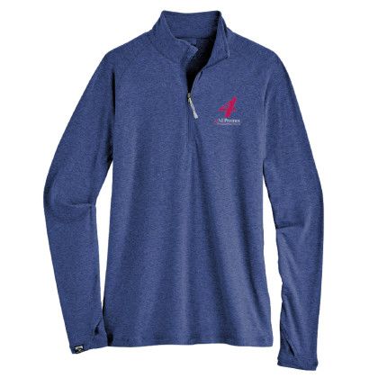 Women's Pacesetter Storm Creek Quarter Zip Shirt with Logo