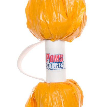 Baton Elastic Handle for Metallic 3/4 Inch Show Pom with Wide Double Glitter Baton Elastic Handle for Metallic 3/4 Inch Show Pom with Wide Double Glitter