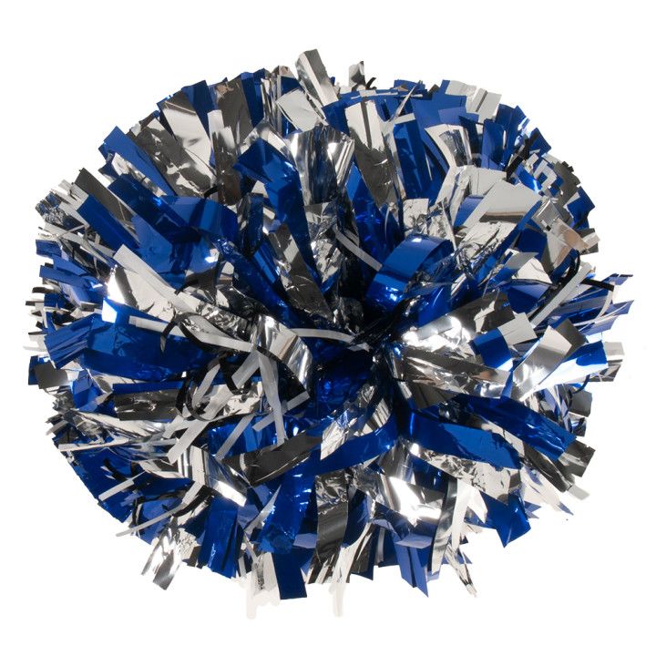 Pom Poms (Blue & White) | Sticker