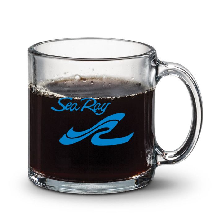 Promotional Imprinted Trenton Mug 13 oz Custom Glass Mugs