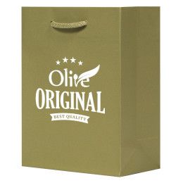 Logo Imprinted Gaia Color Kraft Paper Eurotote | Custom Shopper Bags