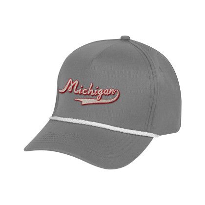 Promotional Caddie Gray Cotton Twill Rope Cap | Custom Hats
