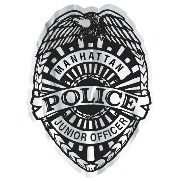 Custom Police Badge Sticker