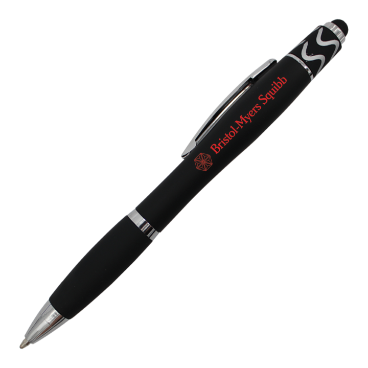 Printed Halcyon Silhouette Fidget Pen With Stylus