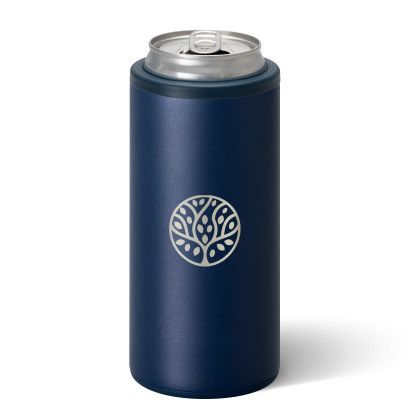 Navy Custom 12 oz Swig Life Slim Can Cooler