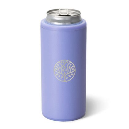 Purple Custom 12 oz Swig Life Slim Can Cooler