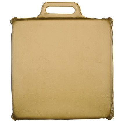 Metallic Gold USA Made 12 x 12 x 1 Inch Vinyl Seat Cushions
