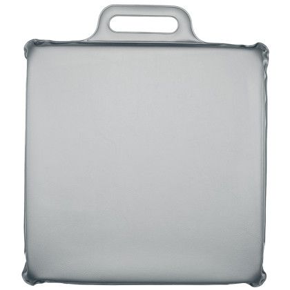 Metallic Silver USA Made 12 x 12 x 1 Inch Vinyl Seat Cushions