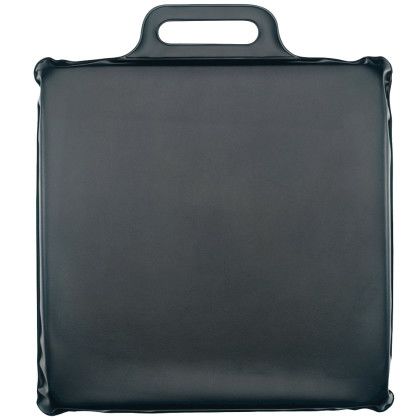 Black USA Made 12 x 12 x 1 Inch Vinyl Seat Cushions