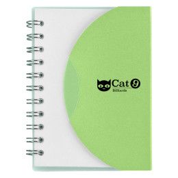 Custom Mini Spiral Notebook - Frost Lime