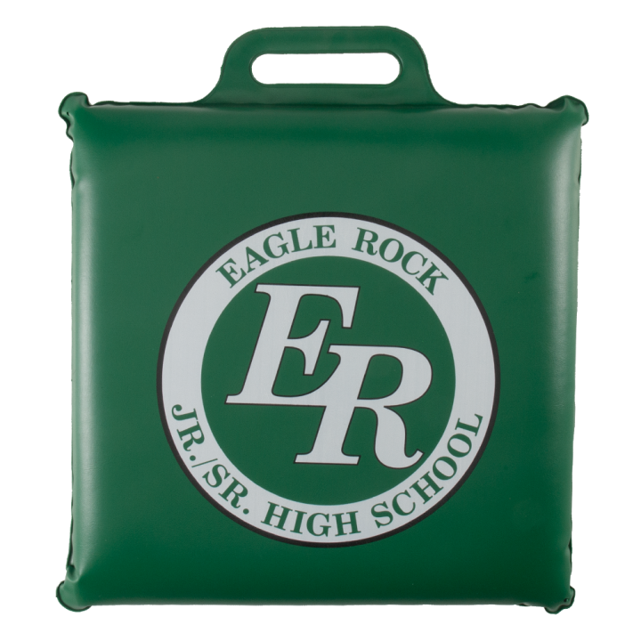 Printed Vinyl Stadium Seat Cushion 12"x12"x2" Team Stadium Cushions