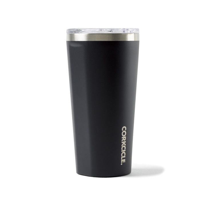 16 oz Matte Black Promotional Corkcircle Tumbler with Logo