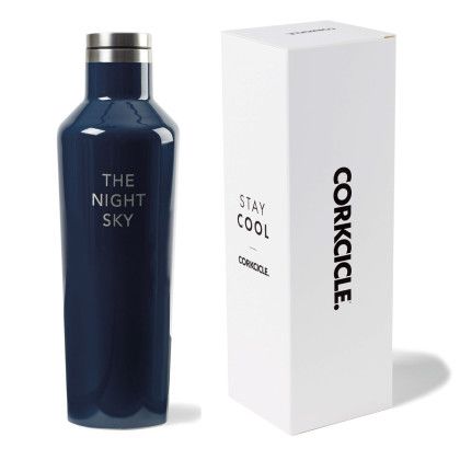 Promotional Gloss Navy Corkcicle Canteen 16 oz with Gift Box