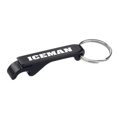 Black Aluminum Bottle & Can Opener | Bottle Openers in Bulk | Promotional Bottle Openers for Wedding Giveaways