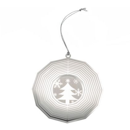 Custom Beaming Pop Out Christmas Tree Ornament - Tree snowflake design