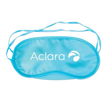 Light Blue Affordable Wholesale Cloth Eye Masks | Bulk Logo Printed Sleep Masks | Bulk Eye Masks with Logo | Sleep Masks in Bulk