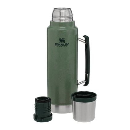 Printed Stanley Legendary Classic Bottle 48 oz - Green, back and lid details