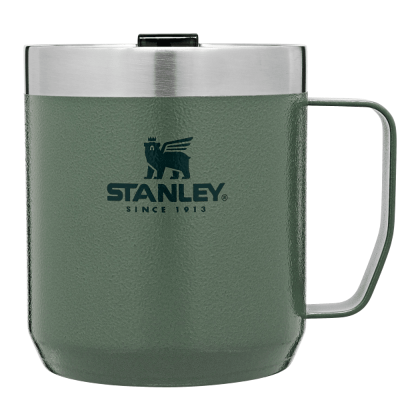 Promotional Stanley Legendary Camp Mug 12 oz - Green, Stanley logo view