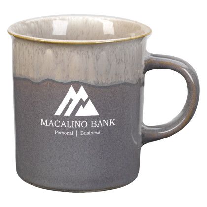 Custom Logo Gray 16 oz Navajo Mug