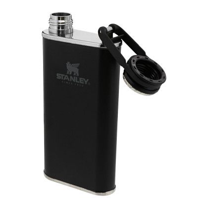 Custom Stanley Easy Fill Wide Mouth Flask 8 oz -  tethered lid