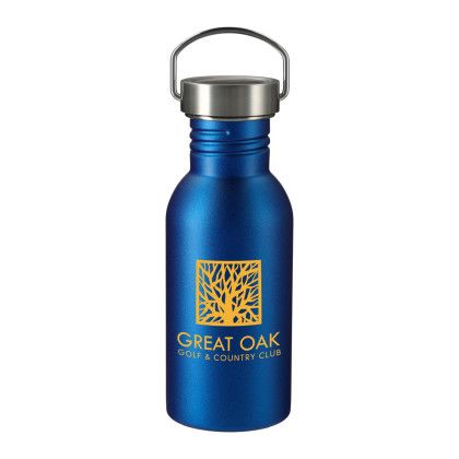 Printed Blue Thor 20 oz Stainless Sports Bottle | Custom Logo Drinkware