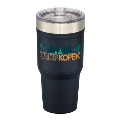 Custom Navy Arctic Zone Titan Thermal Copper Tumbler 30oz | Logo Tumblers