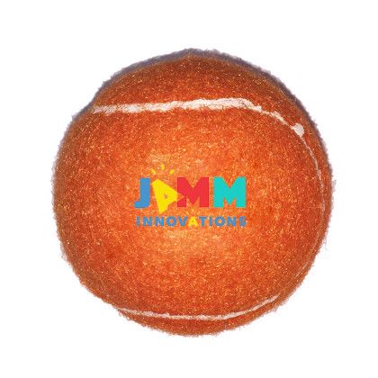 Orange Full Color Custom Fido's Dog Ball