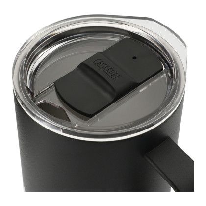 Logo Printed CamelBak Camp Mug 12 oz - Tri-Mode Flow Lid