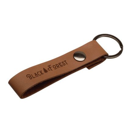 Promo Leather Snap Keytag