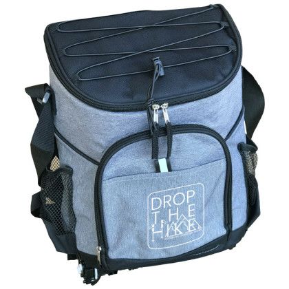 Black Accent Promotional Trailblazer Backpack Cooler