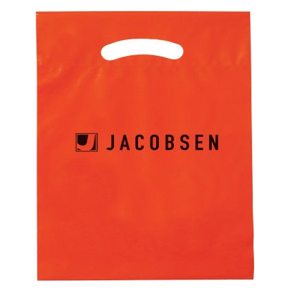 9" x 13" Die Cut Bag - Orange