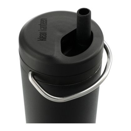 Straw in Cap on Promo Klean Kanteen Eco TKWide 20 oz Bottle