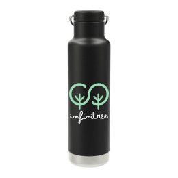 Black Custom Klean Kanteen Eco Insulated Classic 20 oz Bottl