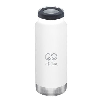 Promo White 32 oz Klean Kanteen Eco TKWide Bottle