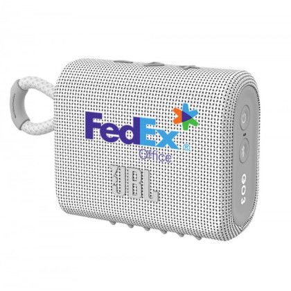 Custom JBL Go 3 Bluetooth Portable Speaker White