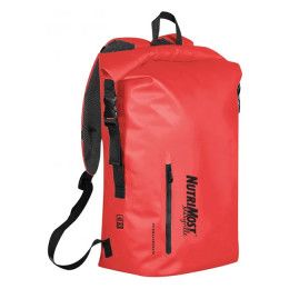 Bold Red Custom Hiking Backpacks | Promotional Waterproof Backpacks | Personalized Large PVC Waterproof Backpacks