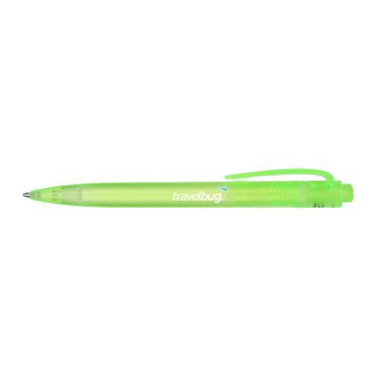 Green Promotional Recycled Ocean Plastic Gel Pen | Recycled Pens