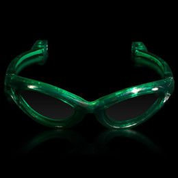 Light Up LED Flashing Sunglasses -Promotional - green