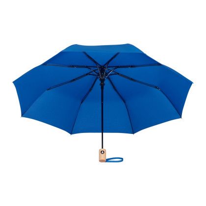 Printed 42" Recycled Folding Auto Open Umbrella - frame view