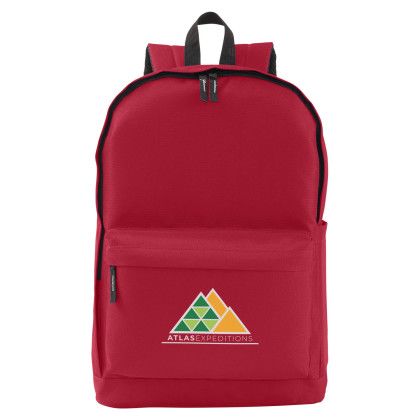 Classic Red Promotional Core365 Essentials Backpack | Custom Bags