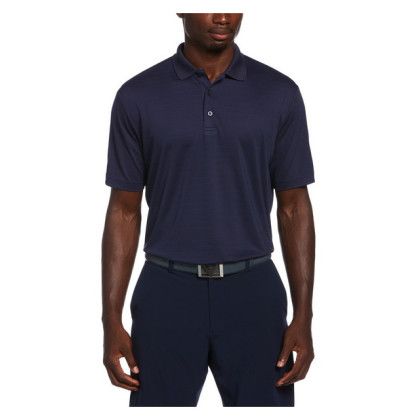 Peacoat Navy Custom Callaway Men's Eco Horizontal Textured Polo | Logo Golf Shirts