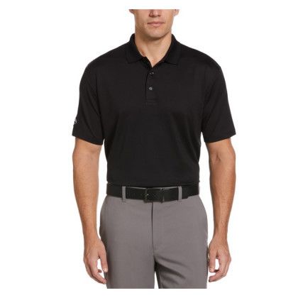 Black Embroidered Callaway Men's Opti-Dri Chev Polo | Sport Shirts