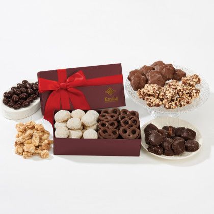 The Executive Gift Box - Almond Butter Crunch & Turtles Promotional Custom Imprinted With Logo