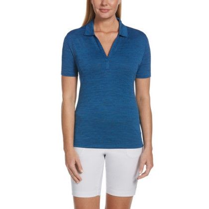 Blueberry Pancake Logo Callaway Ladies Broken Stripe Polo | Custom Shirts