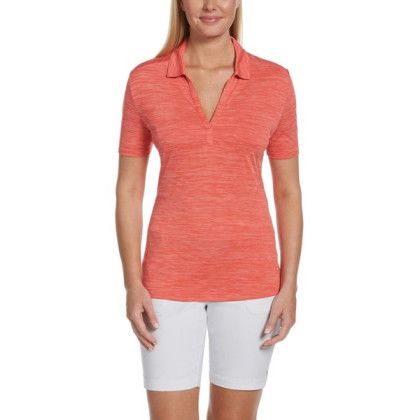 Cayenne Logo Callaway Ladies Broken Stripe Polo | Custom Shirts