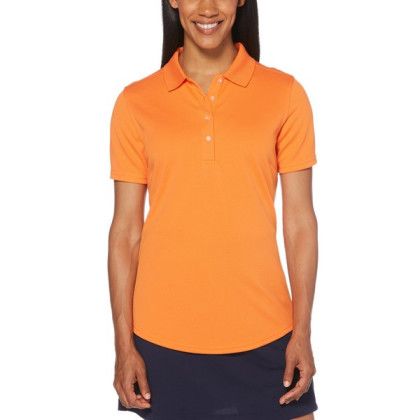 Orange Custom Callaway Ladies Core Performance Polo | Women's Golf Shirts